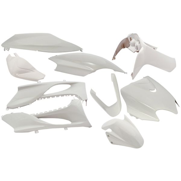 Edge Storage 9-Chice pour Yamaha Jog R MBK Machg - Metallic White