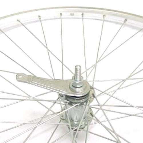 Roue arrière 26 x 1,75 1,95 avec moyeu de frein favori jante zac 19 - argent