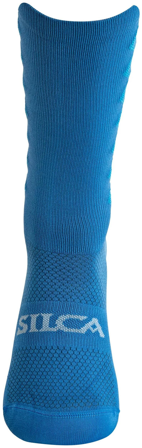 Silca chaussette aero grande taille xl bleu cyan