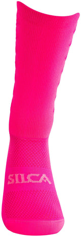Silca chaussettes aero chaussettes hautes chaussette aero haute taille l rose fluo