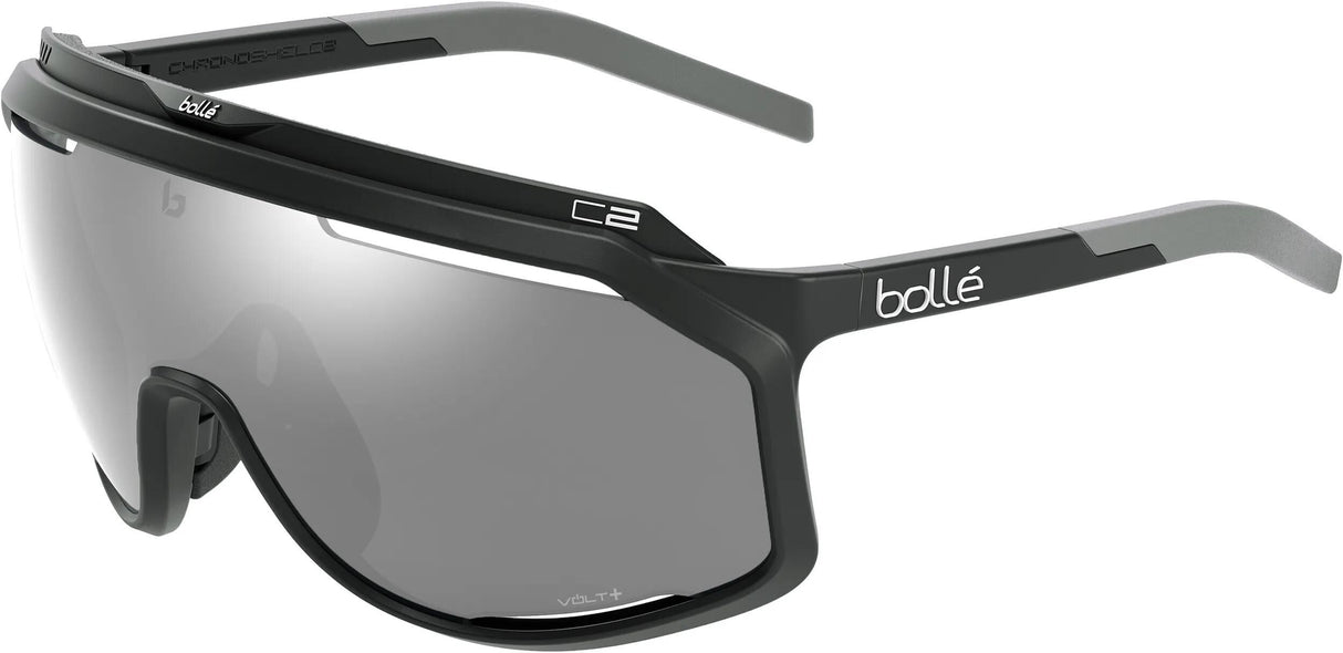 Lunettes de sport Bollé lunettes chronoshield chronosh. noir mat volt+blanc