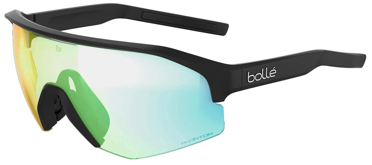 Lunettes de sport Bollé lunettes lightshifter lightshift. lentille verte mate noire