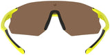 Bollé lunettes de sport lunettes icarus icarus acide jaune.mat marron bleu