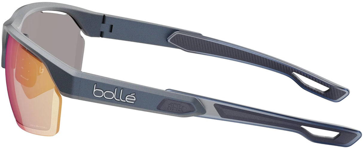 Lunettes Bollé victus pro acier bleu met. lave pho.