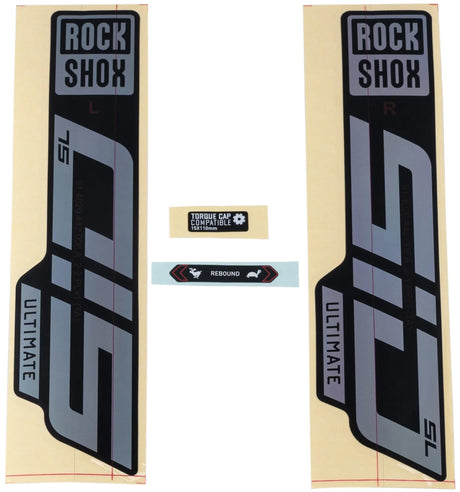 Ensemble de décoration Rockshox, série Signatur, ensemble de décalcomanies RS Sid Sl ult. arc en ciel
