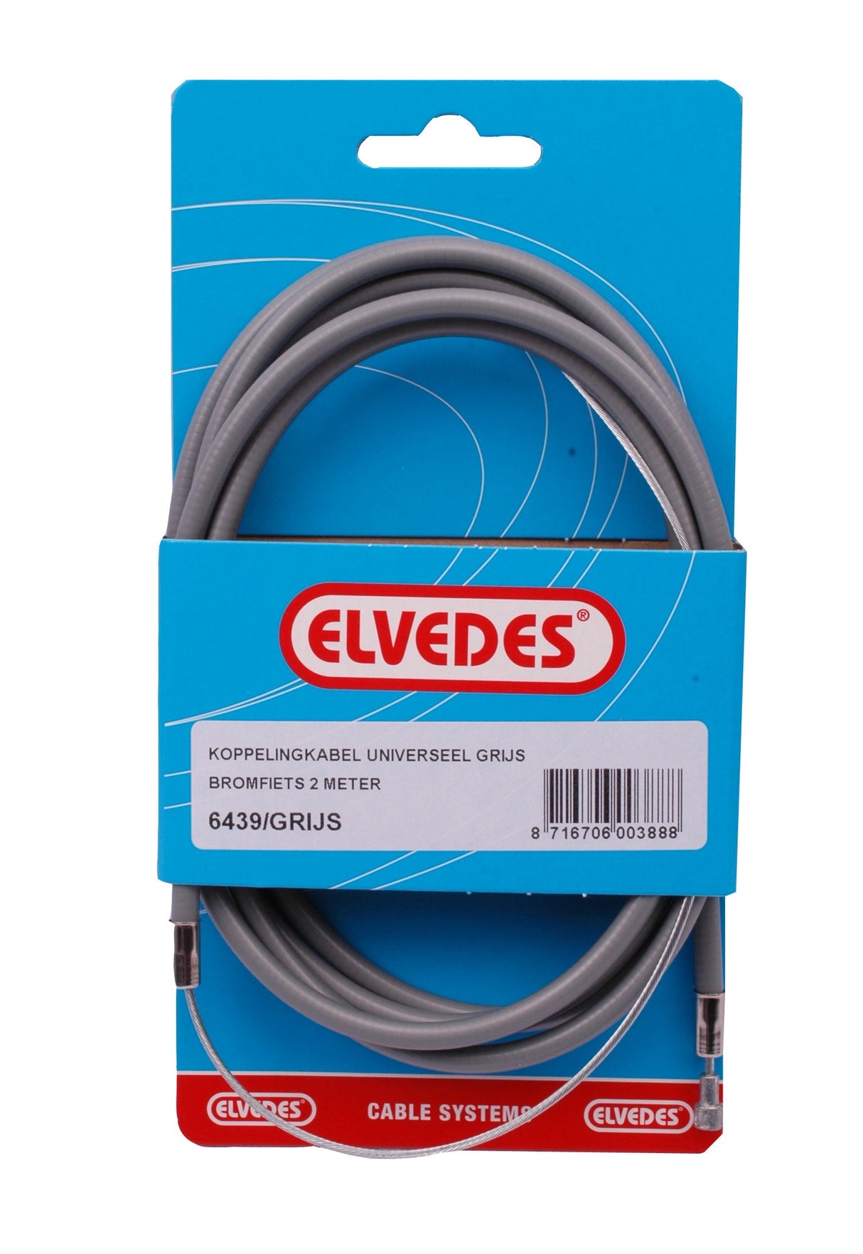 Câble d'embrayage Elvedes 2.00m Gray Universal