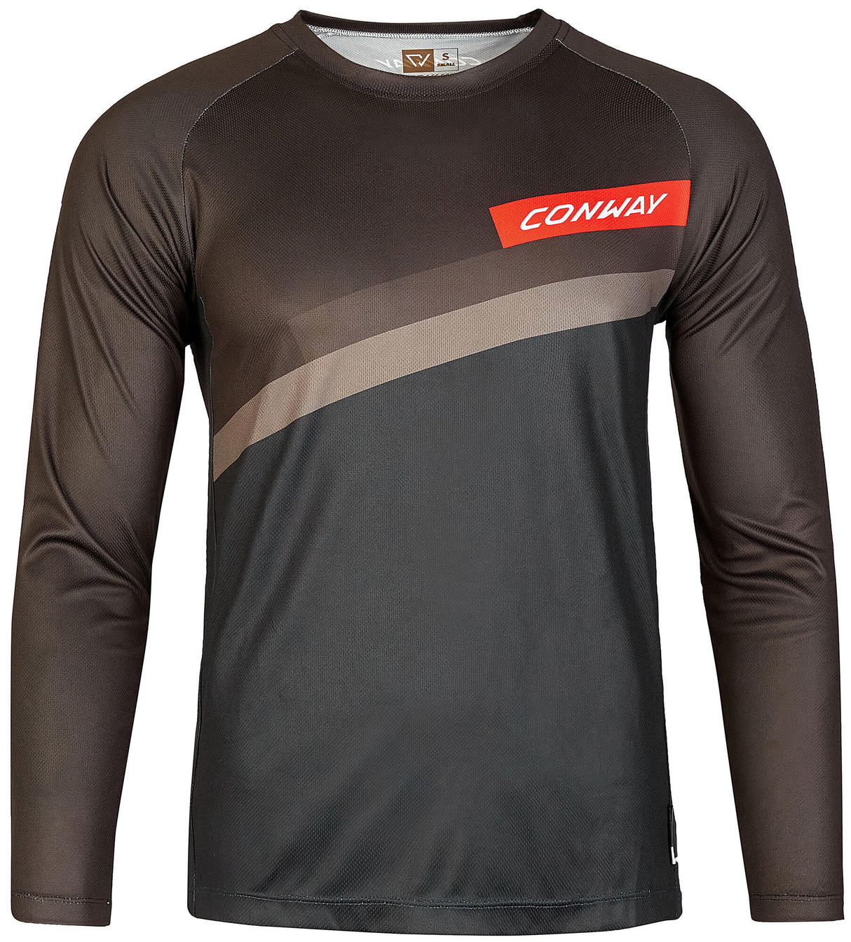 Conway chemise à manches longues ride tee ls jersey ride tee ls xl noir gris