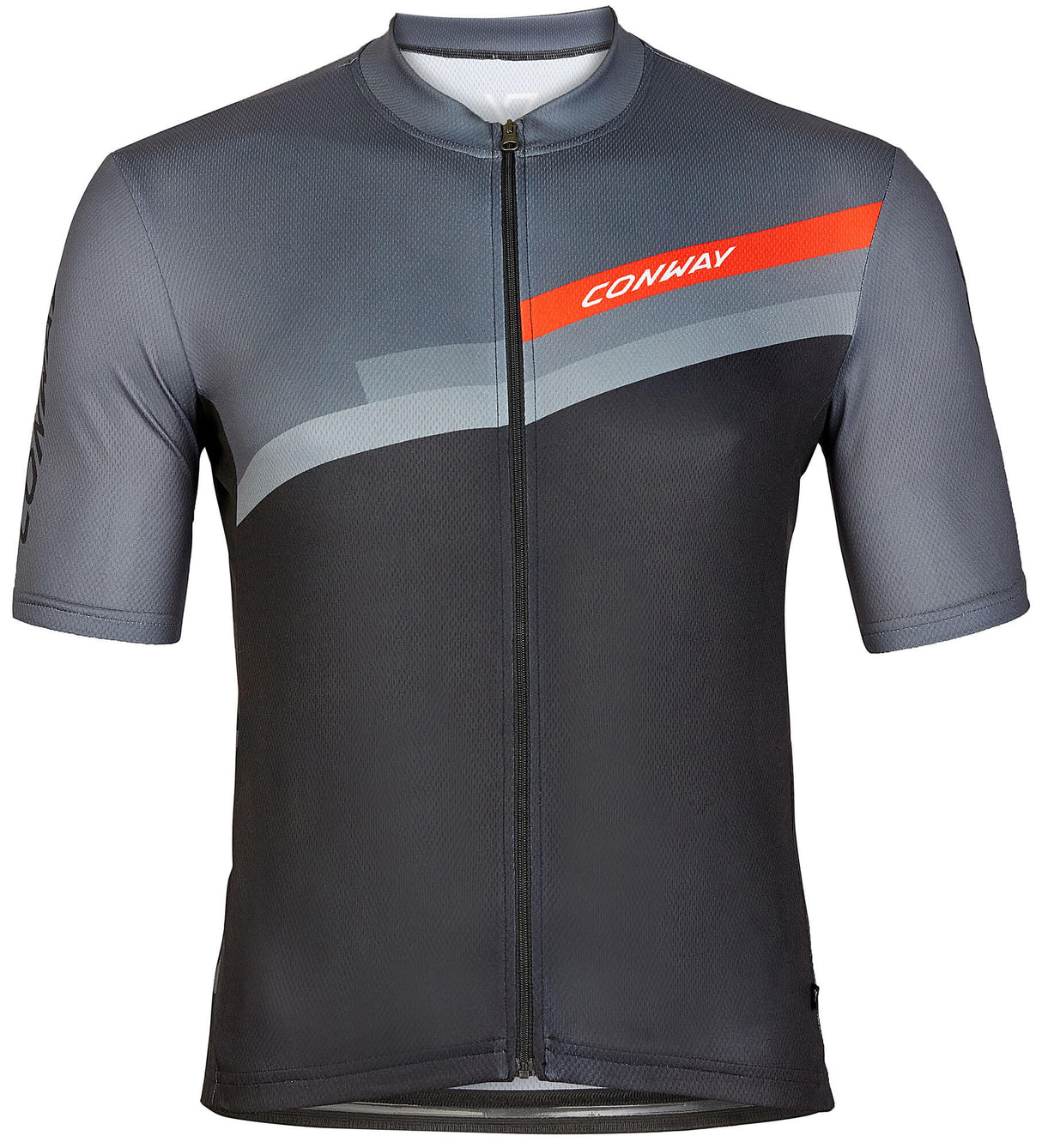 Conway chemise à manches courtes jersey actif full zip ss jersey act.full zip ss s gris noir