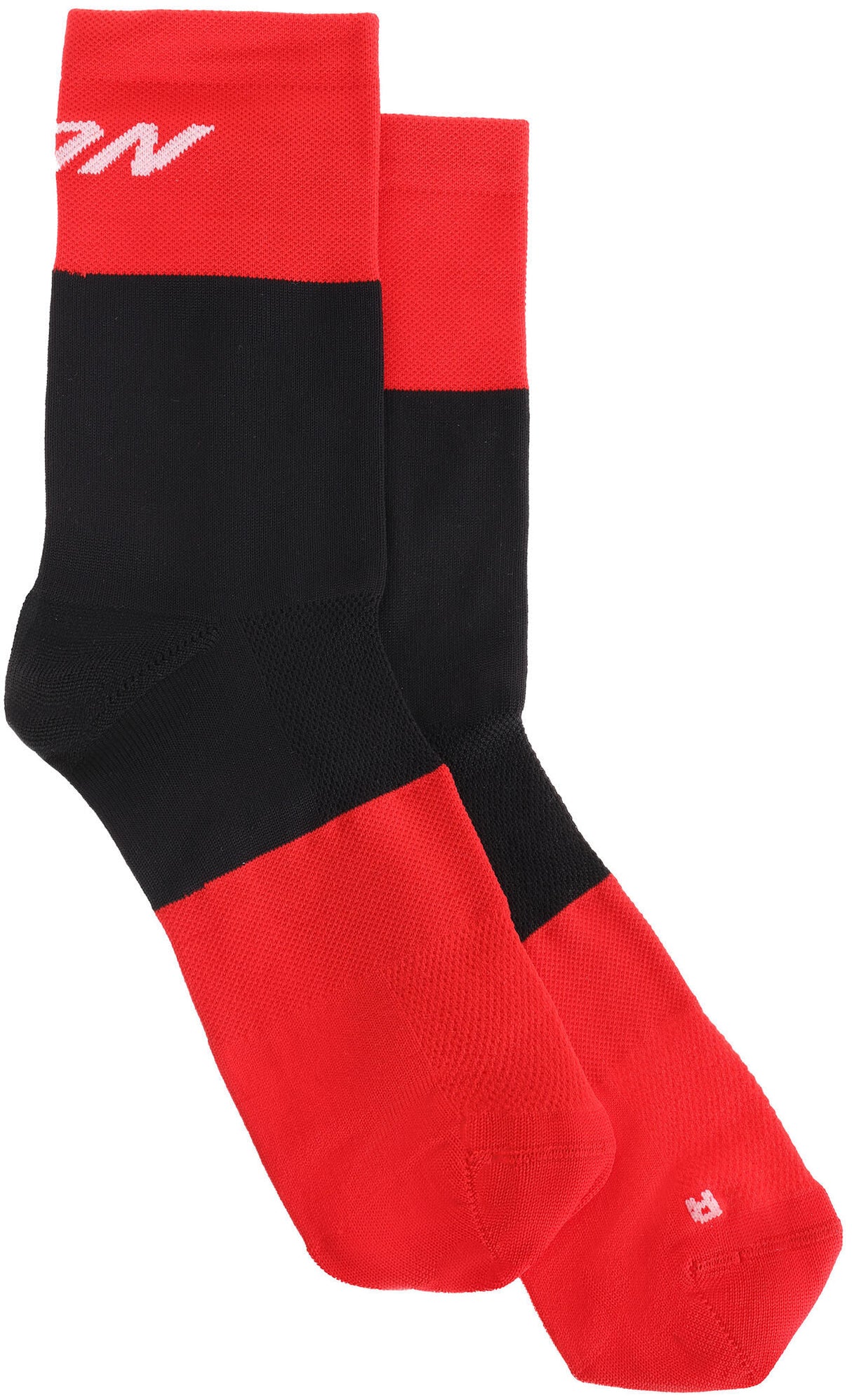 Conway chaussettes race chaussettes coupe haute chaussette course coupe haute taille 36-39 noir rouge