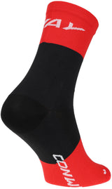 Conway chaussettes race chaussettes coupe haute chaussette course coupe haute taille 40-43 noir rouge