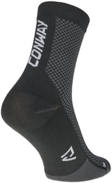 Conway chaussettes ride chaussettes coupe haute chaussette ride coupe haute 40-43 gris