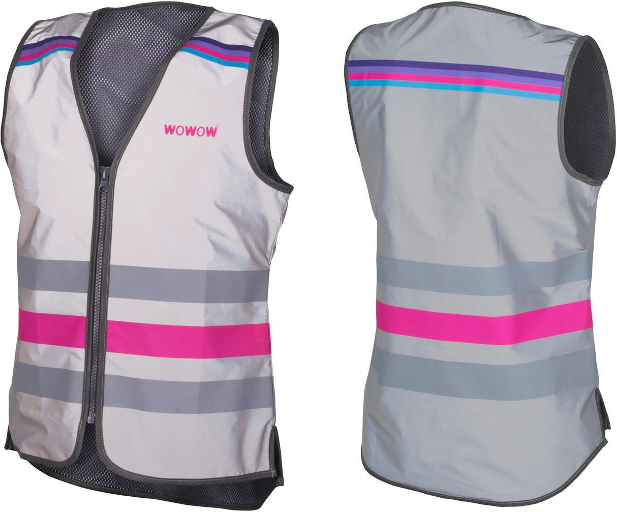 Wowow gilet lucy veste fr refl.vest lucy jac. fr s argent rose