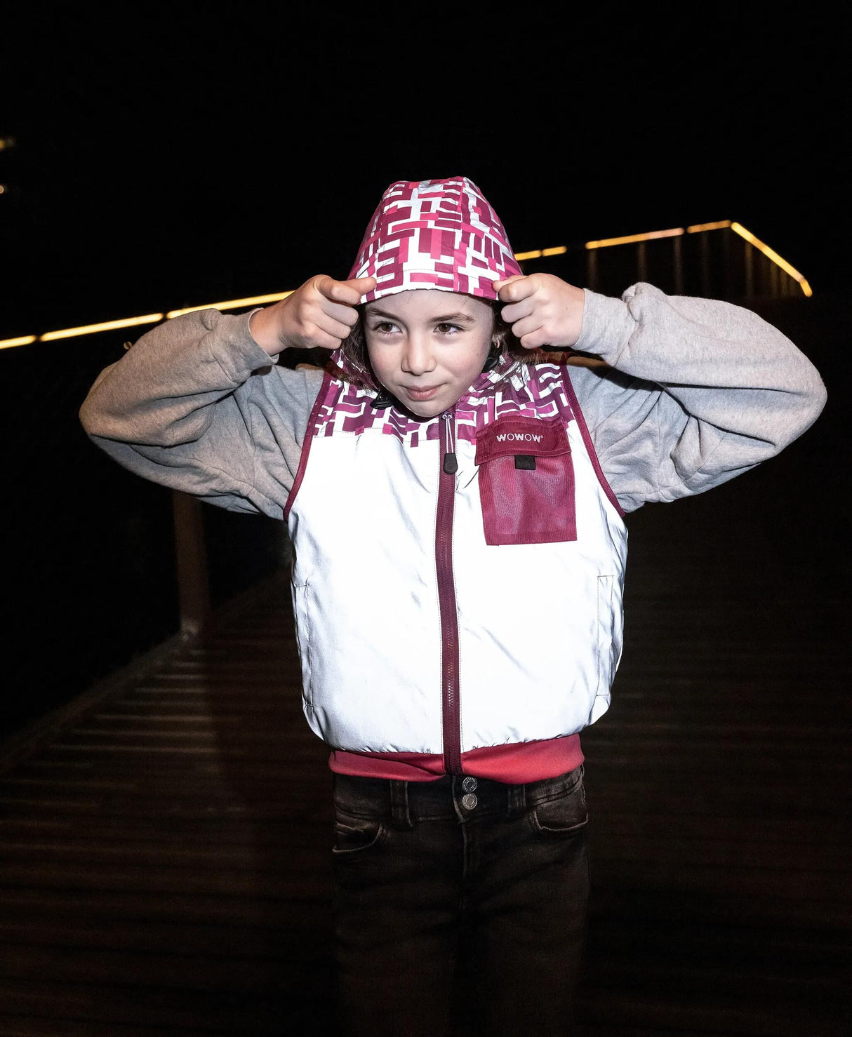 Wowow gilet enfant yoho rose m