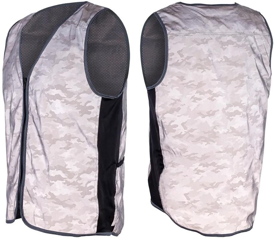 Wowow gilet de sécurité réfléchissant titane refl.vest titane taille s