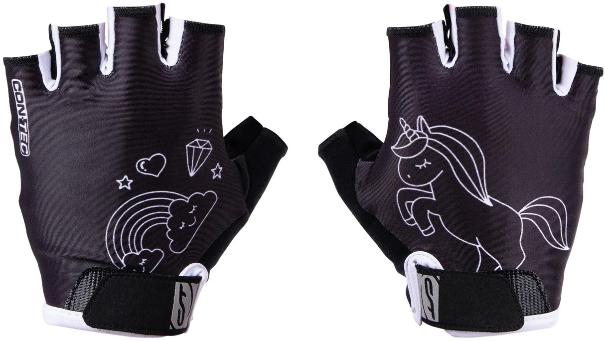 Contec gant enfant licorne ct gant licorne noir blanc - s