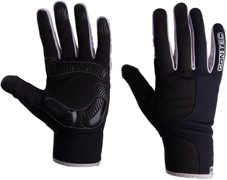 Gant d'hiver Contec sombre touch ct win.hand. toucher pâle gr. m, gris noir