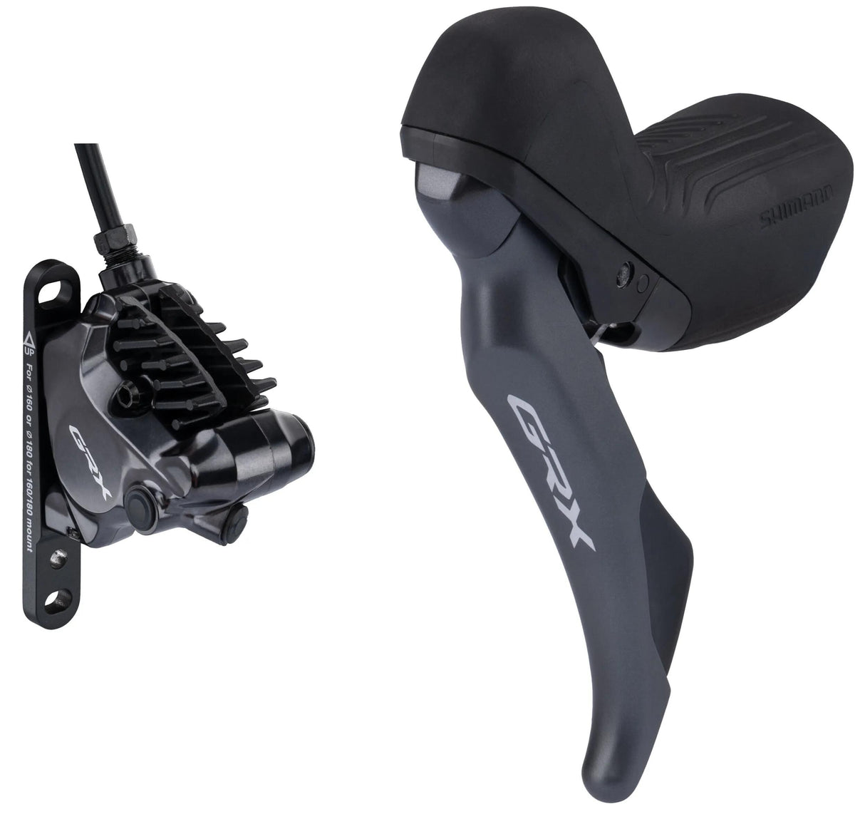 Shimano grx st-rx820+br-rx820 frein à disque 2 vitesses avant