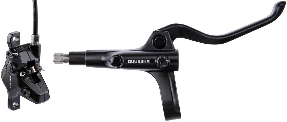 Guides de frein à disque Shimano BR-MT410 et cale de frein à disque BL-UR405. altus st-ef515 br-mt200