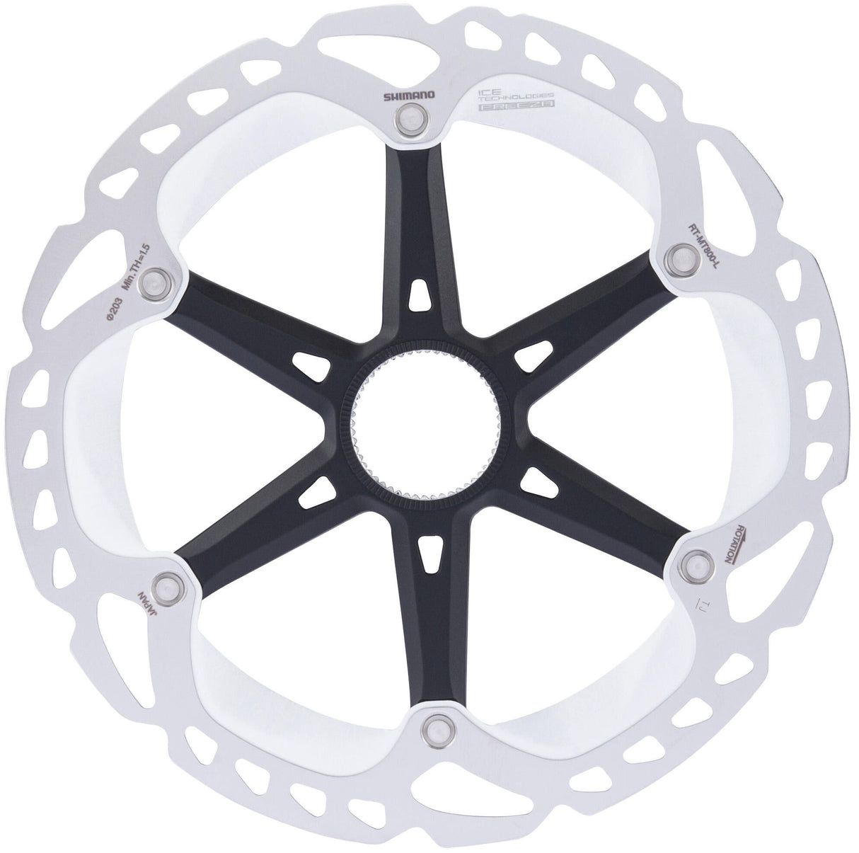 Shimano disque de frein rt-mt800 cale de rotor.rt-mt800 203mm cl