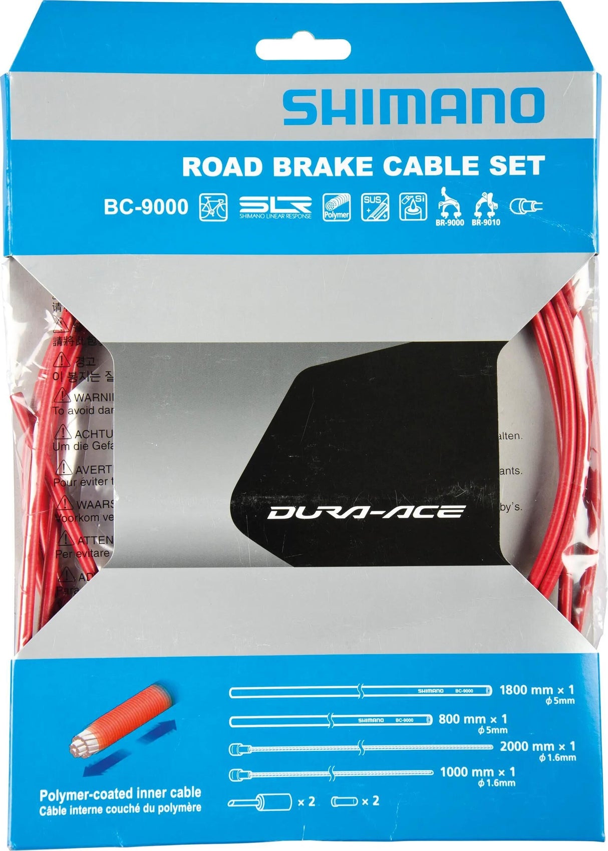 Jeu de câbles de frein Shimano Dura Ace BC-9000 br.Cable Set Da BC9000 Shim. éd