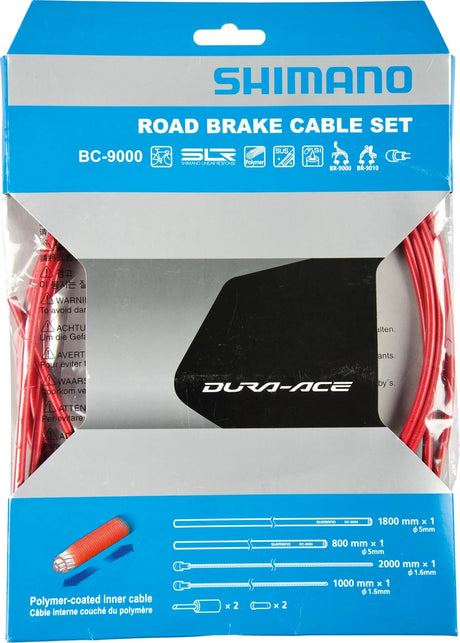 Jeu de câbles de frein Shimano Dura Ace BC-9000 br.Cable Set Da BC9000 Shim. éd