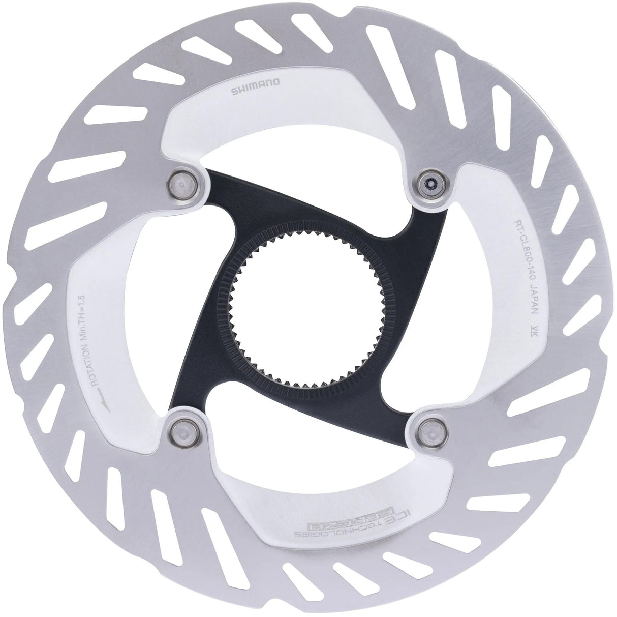 Disque de frein Shimano rt-cl800. cale.disques de frein ultegra 140mm cl cl800 ice int