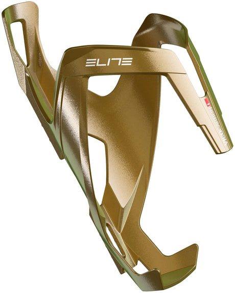 Porte-bidon Elite Vico Glam Metallic Gold avec graphismes plus blancs