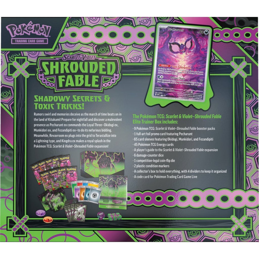 Pokémon Pokémon Pokémon Violet Écarlate Enveloppé Fable Elite Trainer Box