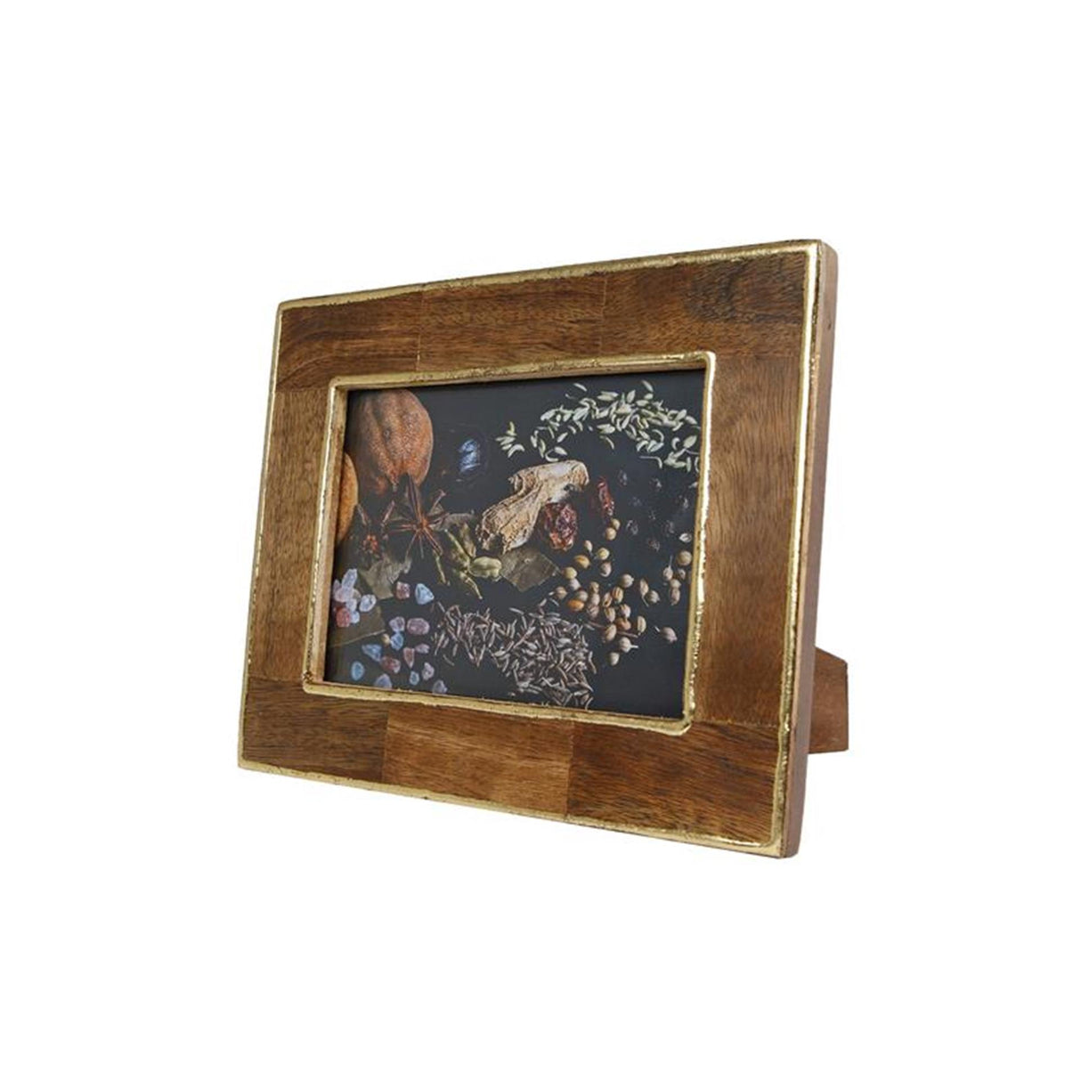 Cadre photo Cozydecor Jim 13x18 bois doré naturel