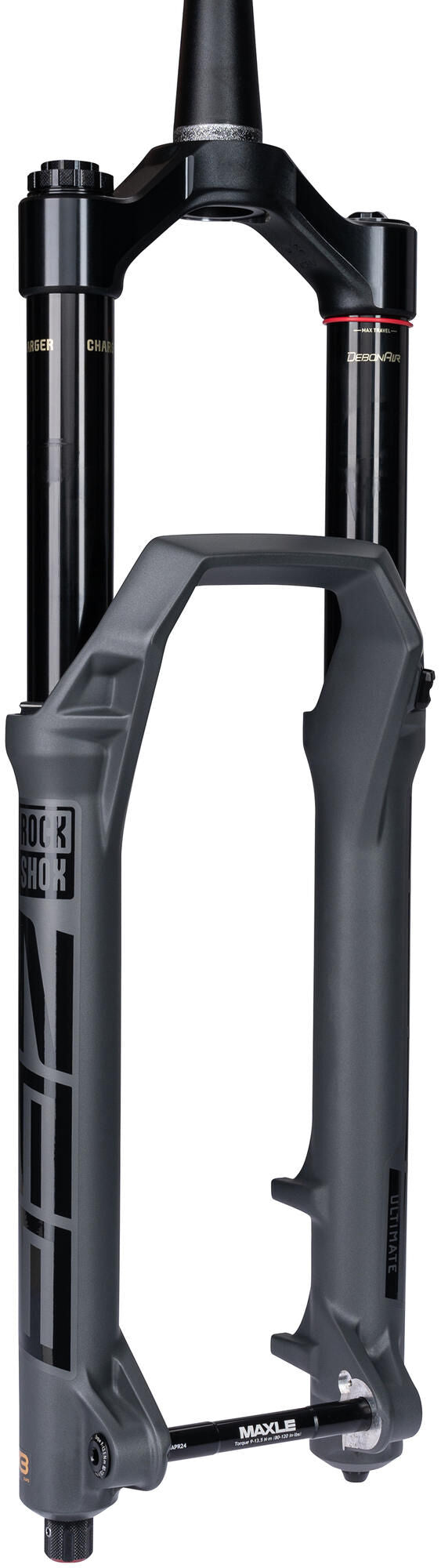 Fourche suspendue Rockshox rs zeb ult. rc2 27.5 boost 160mm gris