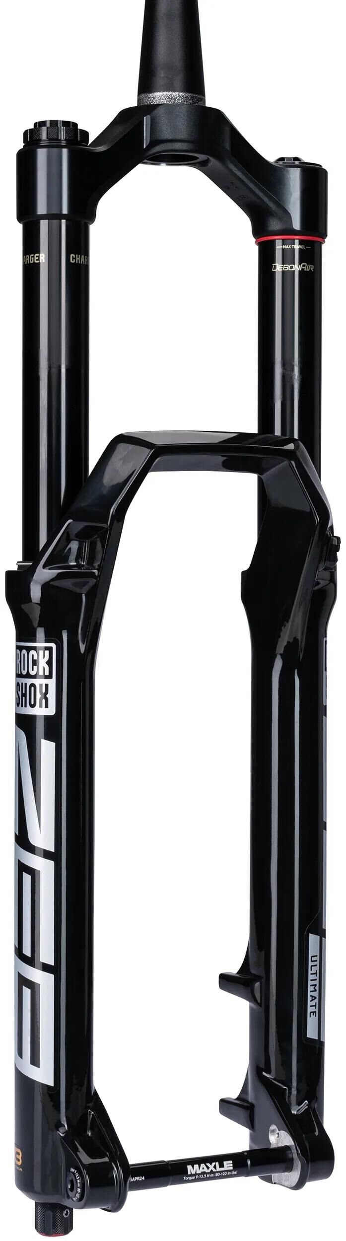 Fourche à suspension Rockshox Zeb Ultimate RC2 27,5 + 29 Boost susp.fork RS Zeb ult. rc2 27,5 29 190mm noir