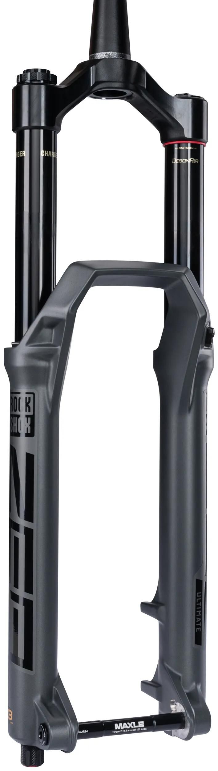 Fourche à suspension Rockshox Zeb Ultimate RC2 27,5 + 29 Boost susp.fork RS Zeb ult. rc2 27,5 29 170mm gris