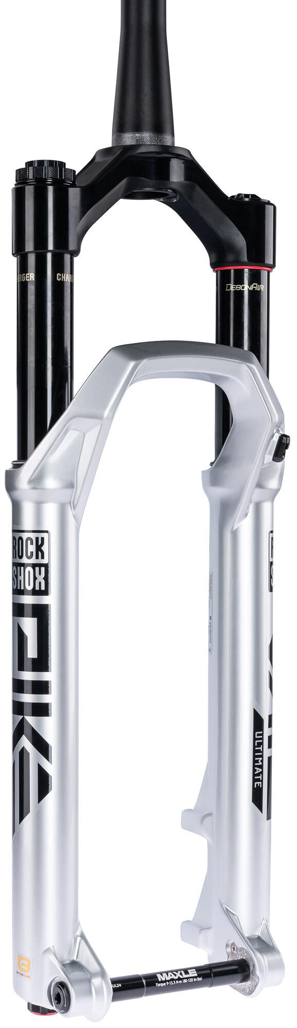 Fourche à suspension Rockshox Pike Ultimate RC2 27,5 + 29 susp.fork RS Pike ult.rc2 27,5 boost 120 mm sil.