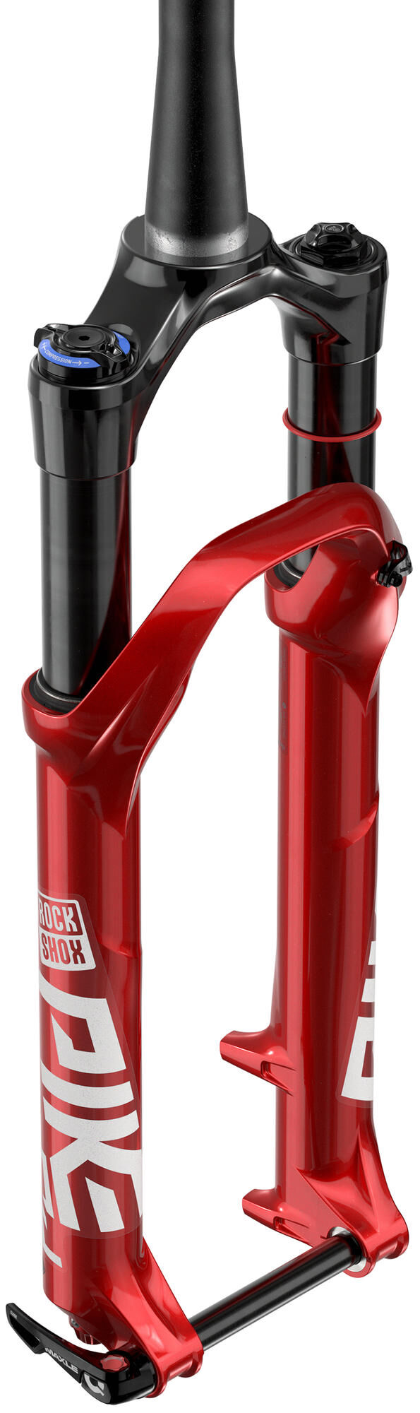 Fourche à suspension Rockshox brochet dj 26 susp. fourche rs pike dj rouge débattement 100mm