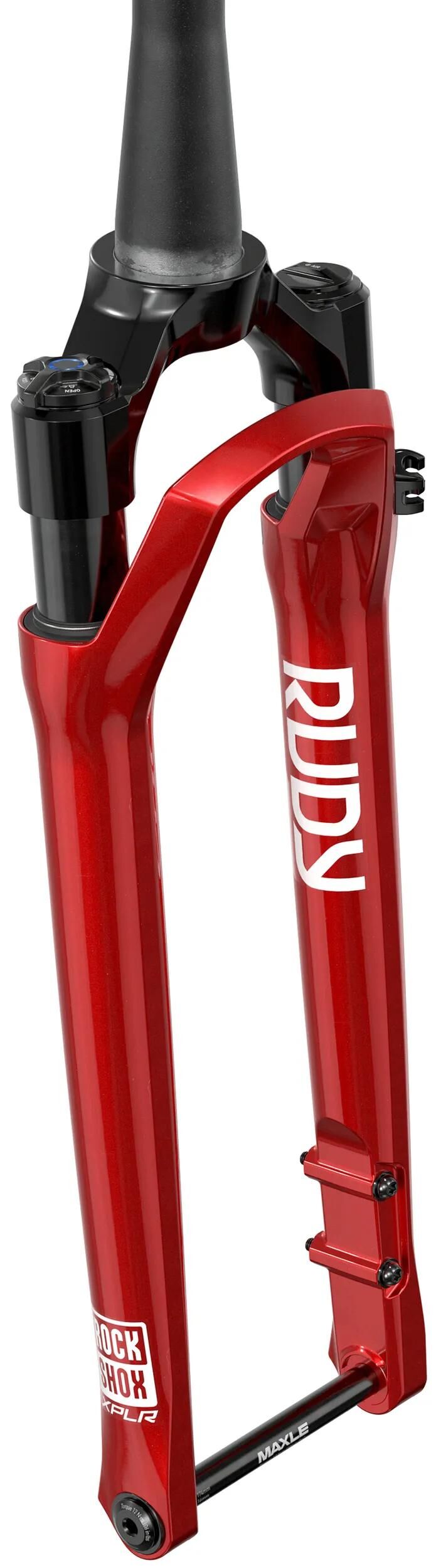 Fourche à suspension Rockshox Federgabel Rudy Ultimate Race Day 2 Xplr RS Rudy U 700c 30 mm 45 off rouge