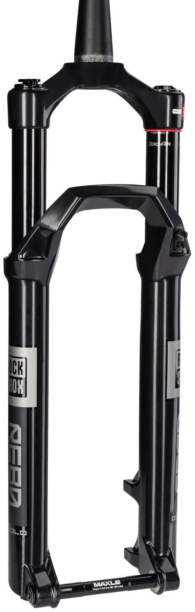 Fourche à suspension RockShox Reba Gold Isolator 3P 27,5 + 29 Booster RS Fourche à suspension Reba G 29 130mm 3P RMT 44 Noir