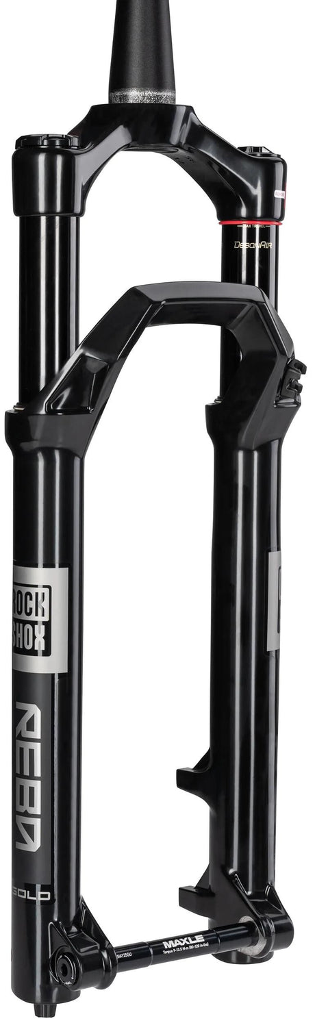 Fourche à suspension Rockshox reba gold isolateur 3p 27,5 booster rs fourche à suspension reba g 27 100mm 3p crn 44 noir