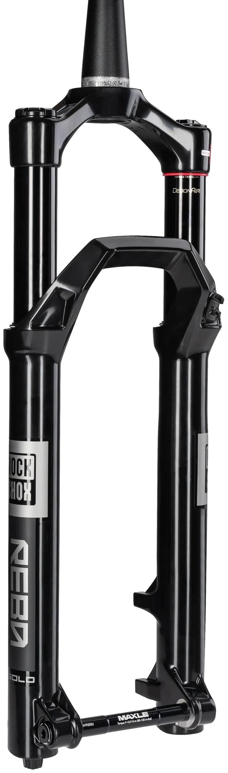 Fourche à suspension Rockshox reba gold isolateur 3p 27,5 booster rs fourche à suspension reba g 27 120mm 3p crn 44 noir