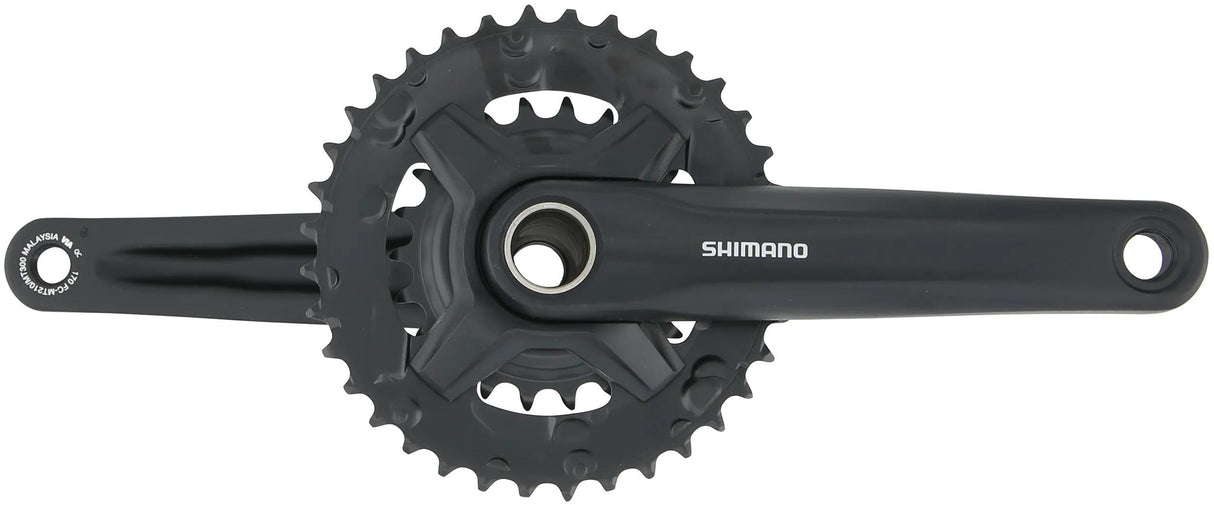 Pédalier Shimano altus fc-mt210 manivelles.cale. alt.fcmt210 22 36t.170mm 9sp bl.