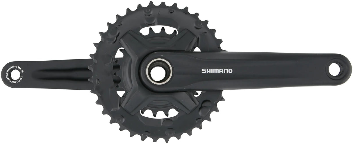 Pédalier Shimano altus fc-mt210 manivelles.cale. alt.fcmt210 22 36t.175mm 9sp bl.