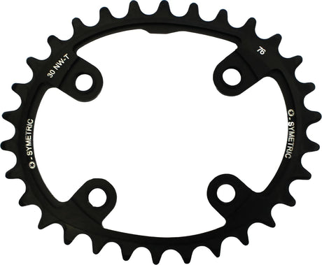 Plateau O.symetric plateau 32 dents alu noir