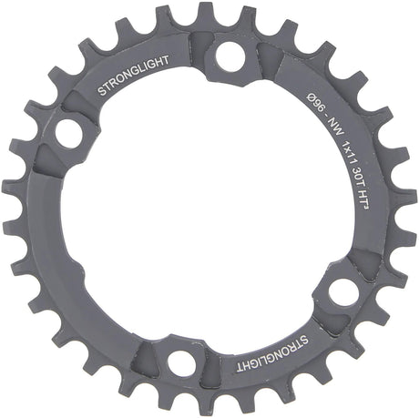 Plateau VTT Stronglight HT3 mod. 17 anneaux de chaîne forts. ht3 30t aluminium noir