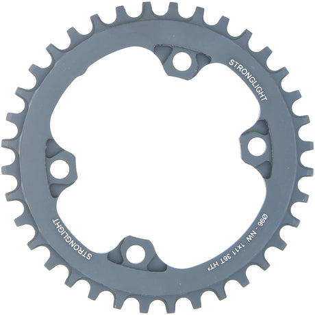 Plateau VTT Stronglight HT3 mod. 17 anneaux de chaîne forts. ht3 36t aluminium noir