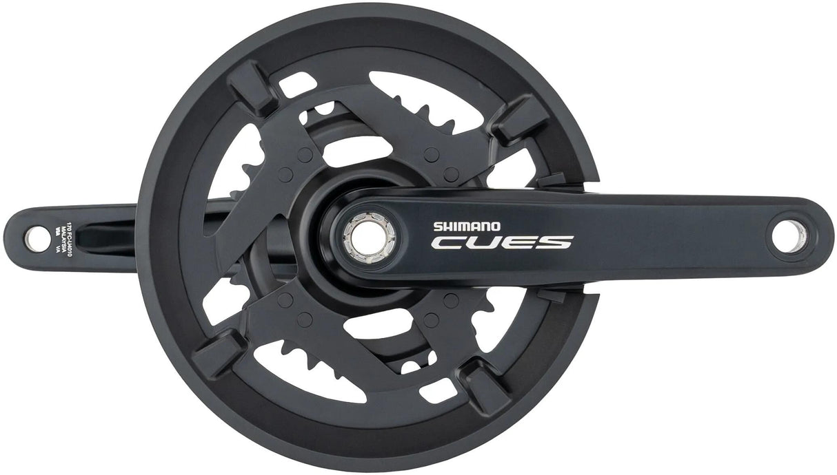 Shimano cues fc-u4010 9 manivelle 10 vitesses 46 30 avec protège-chaîne