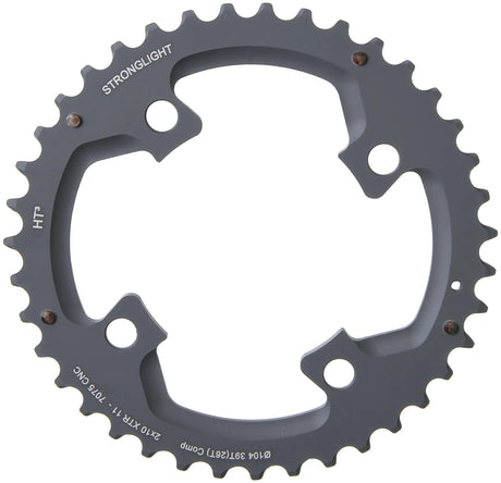 Plateau VTT Stronglight HT3 mod. 17 anneaux de chaîne forts. ht3 39t extérieur alu noir