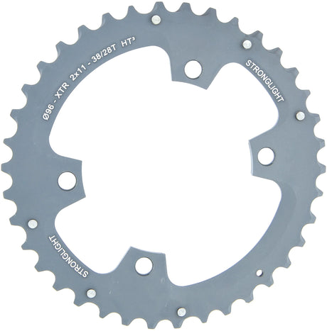 Plateau VTT Stronglight HT3 mod. 17 anneaux de chaîne forts. ht3 38t.,f.xtr fc-m9000 9020