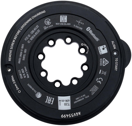 Compteur de puissance Sram à manivelle Eagle Axes Transmission Spider PM Eagle Axes Tr. 8 vis