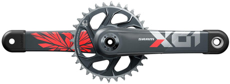 Sram pédalier x01 eagle pédalier x01 eagle 32t 175mm oxy rouge