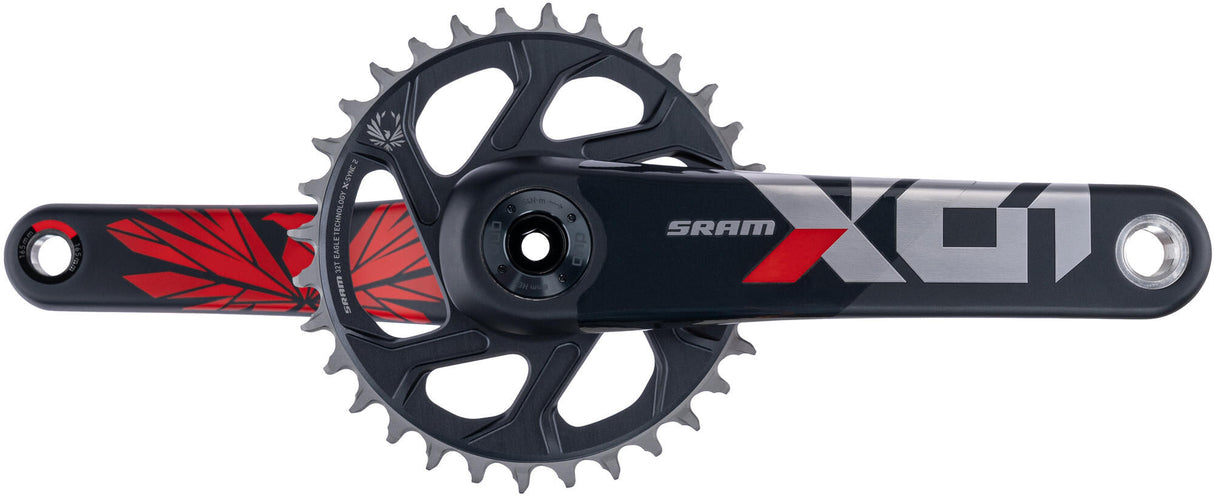Pédalier Sram x01 eagle pédalier x01 eagle 32t boost 165mm oxy rouge