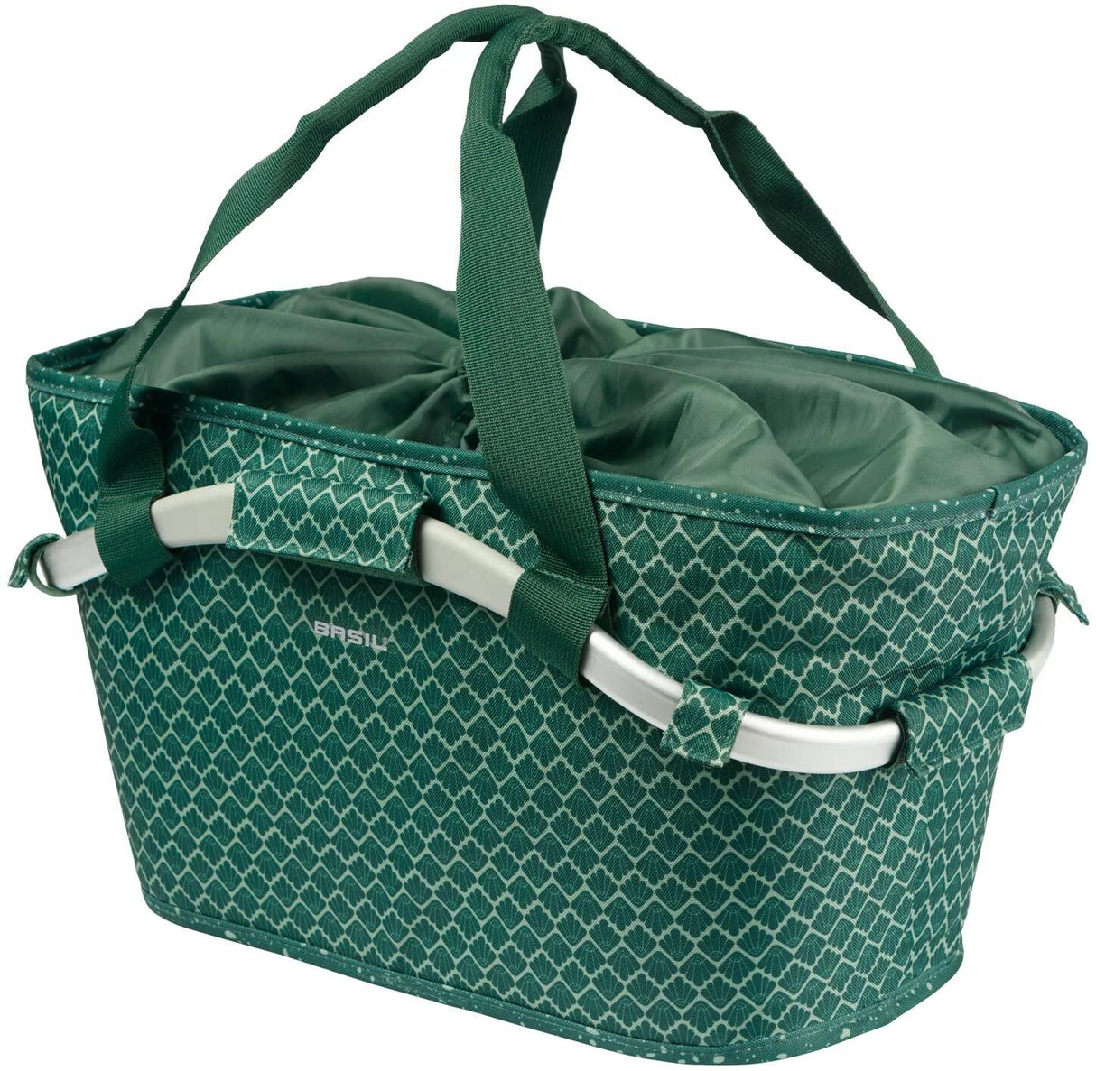 Basil panier à vélo flair carry all panier arrière avec montage sur cible 38 x 21 x 27 cm - vert